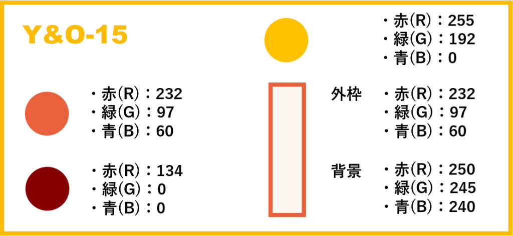 イエロー＆オレンジ ベース・15-②