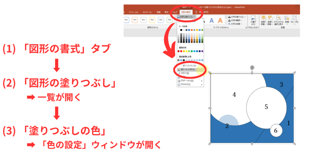 カラー・チャートの使い方-⑤-3①2