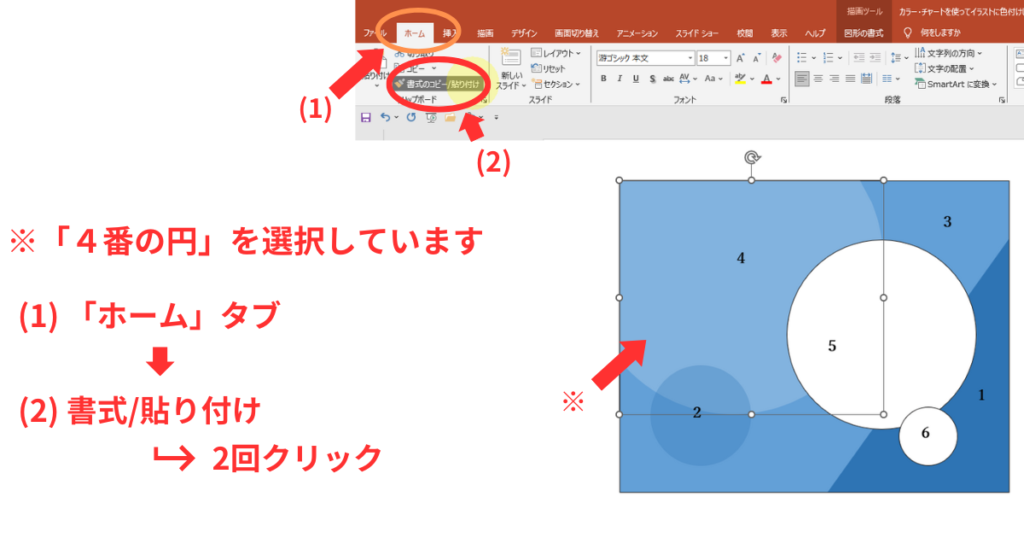 カラー・チャートの使い方-⑦-1②