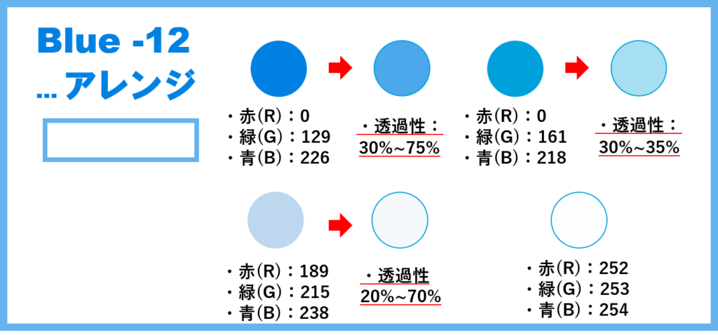 配色見本-風景-ブルー‐②